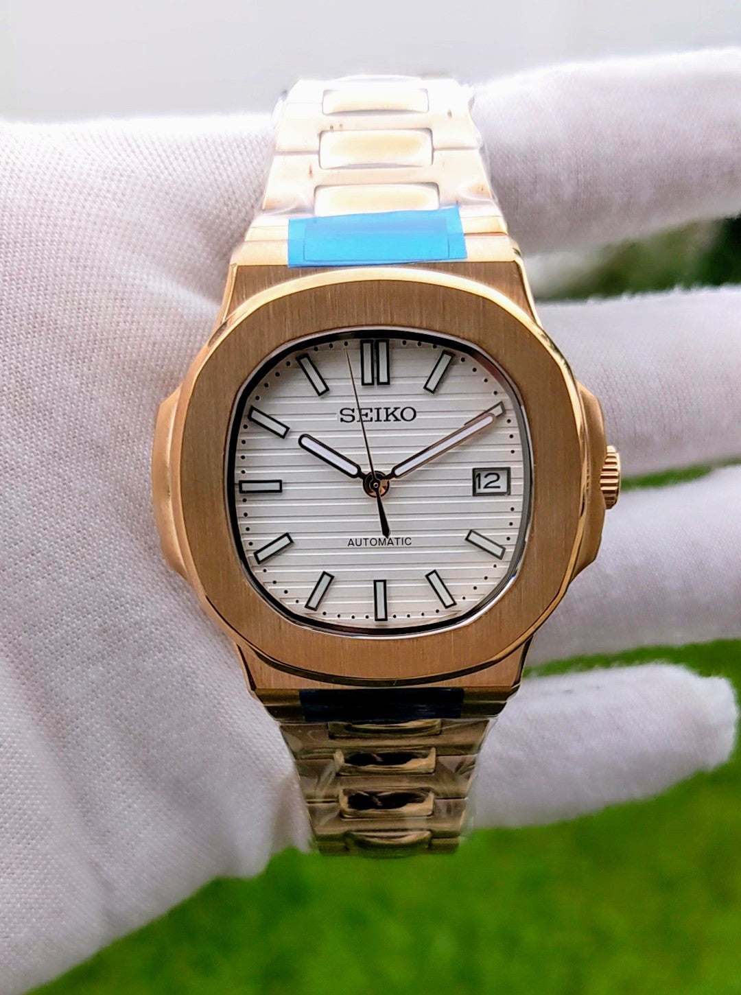 Seiko Nautilus Mod withe wave dial