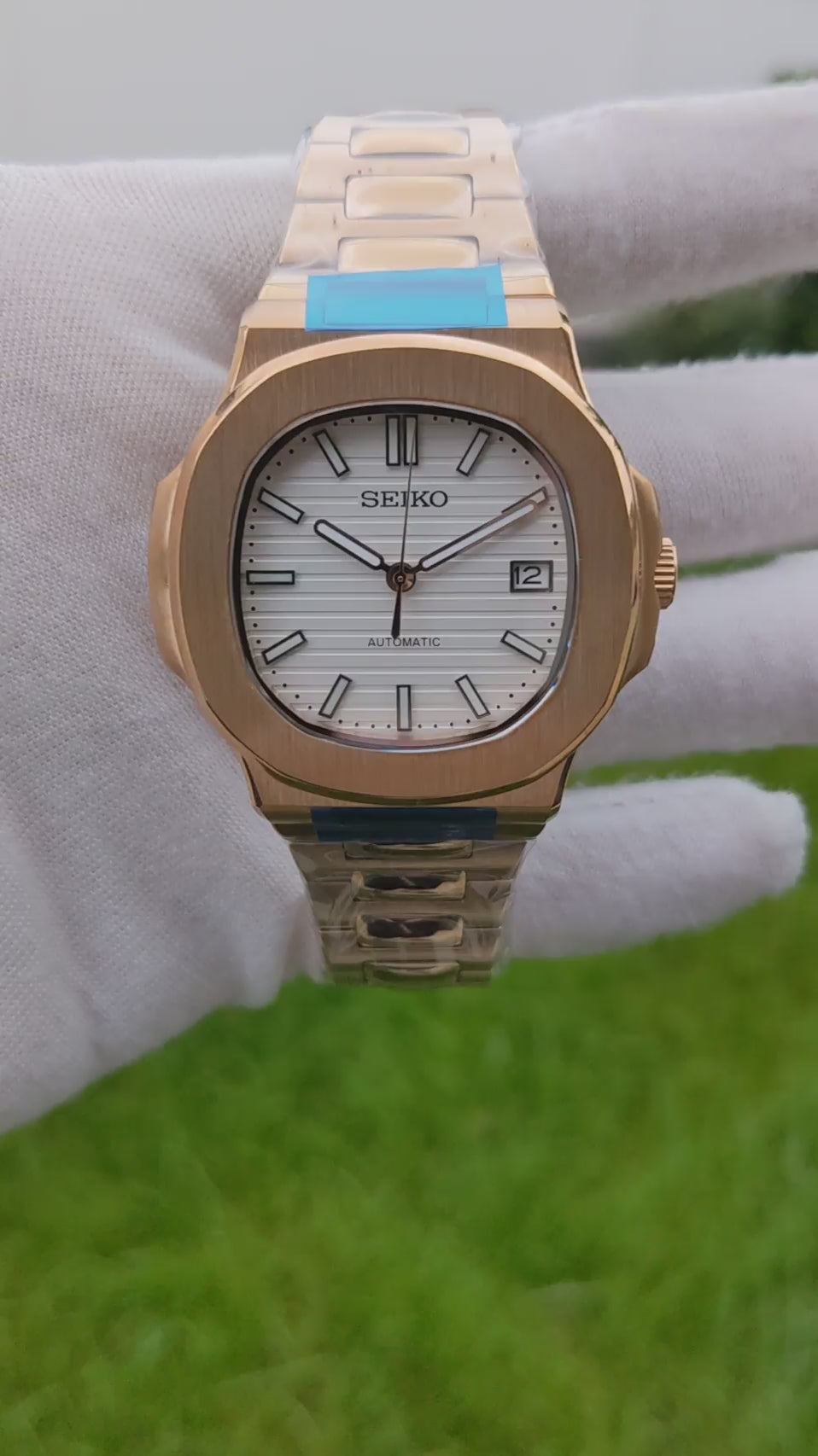 Seiko Nautilus Mod withe wave dial